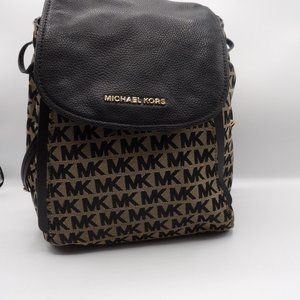 MICHEAL KORS BLACK/BROWN BACK PACK SM